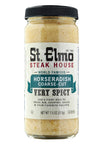 St Elmo Steak House Coarse-Cut Horseradish, 7.5 Ounce, Great for Steaks and Meats