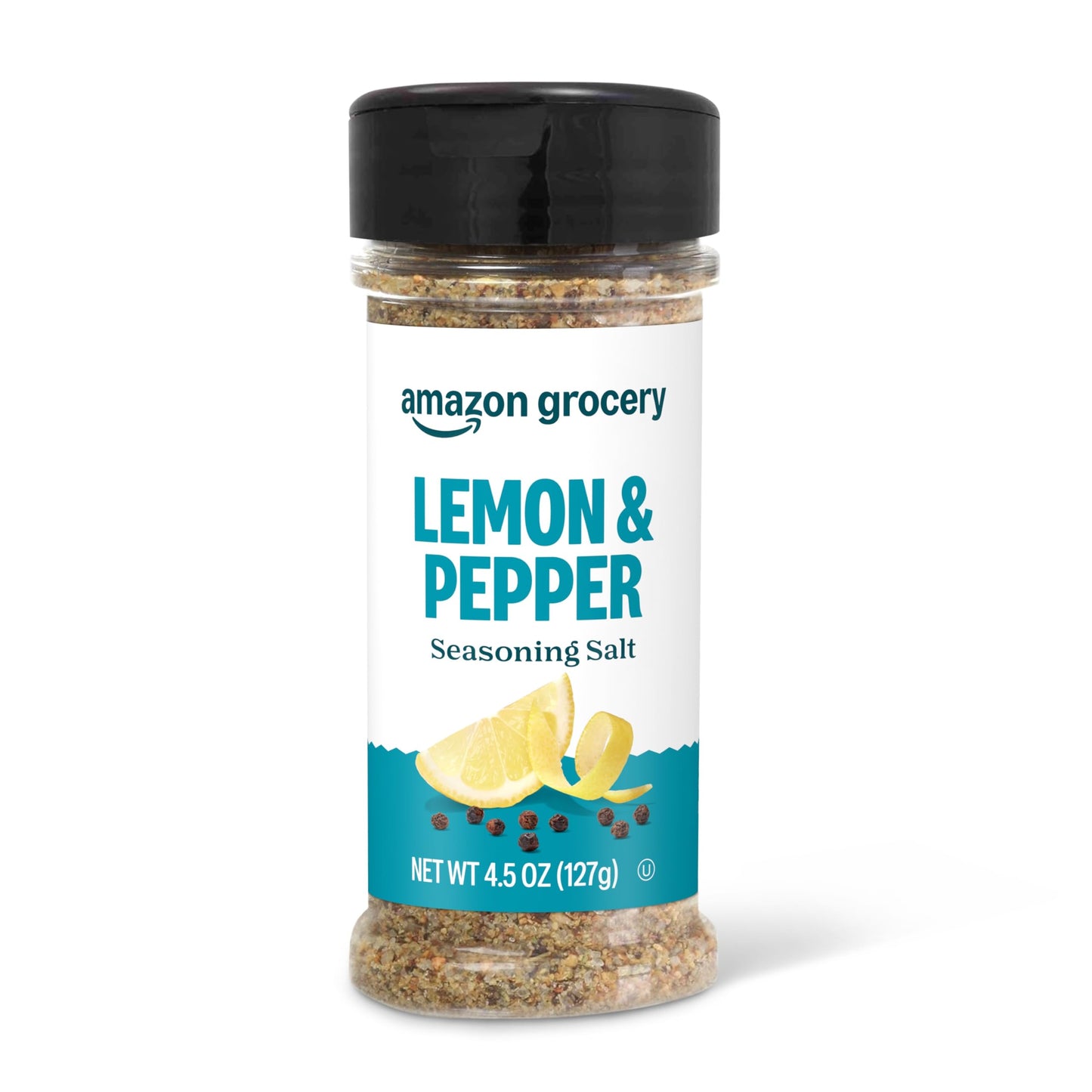 Happy Belly Lemon Pepper Seasoning Salt, 4.5 Ounce, Pack of 1