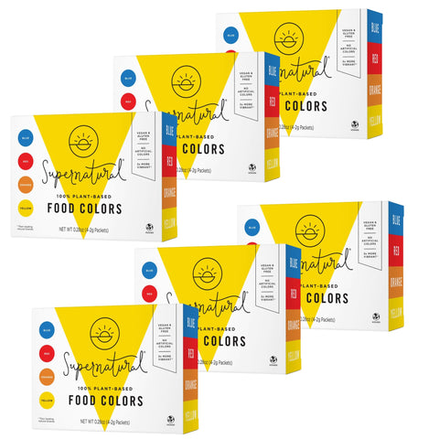 Supernatural 100% Plant-Based Food Colors, 3X More Vibrant, No Artific –  Groceryeshop