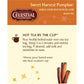 Celestial Seasonings Black Tea, Sweet Harvest Pumpkin, Contains Caffeine, 18 Count (Pack of 6)
