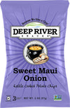 Deep River Snacks Kettle Chips, Sweet Maui Onion, 24 Count