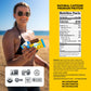 Quantum Energy Square: Energy Bar With Caffeine & 10G Protein. Delicious Healthy Snack On The Go. (Vegan, Gluten-Free, Soy-Free, Dairy-Free) (Peanut Butter Dark Chocolate)