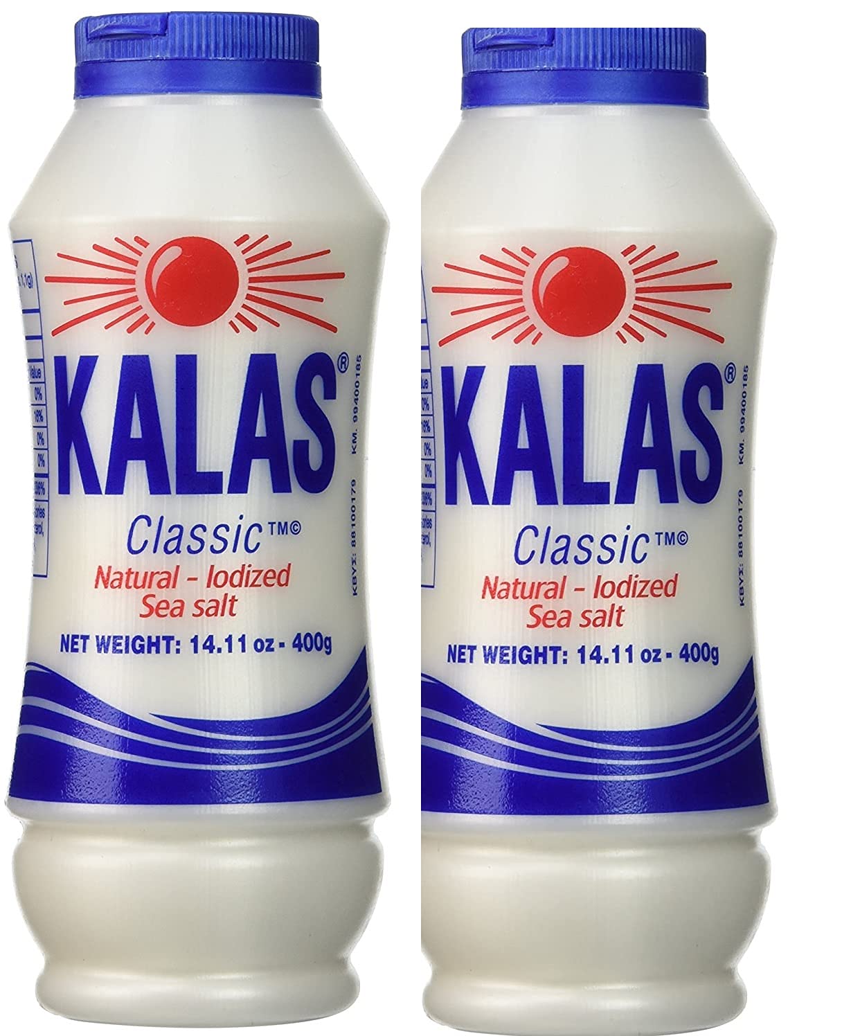 Kalas Classic Greek Iodized Sea Salt (400 Gram) (2-Pack)