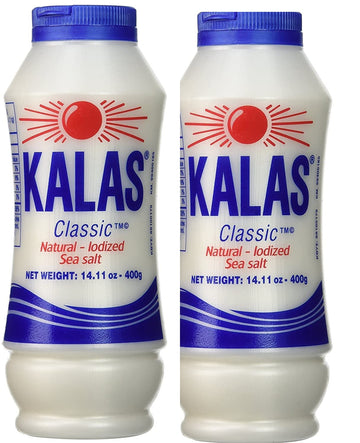 Kalas Classic Greek Iodized Sea Salt (400 Gram) (2-Pack)