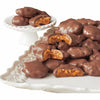 The Swiss Colony Chocolate Pecan Clusters - Creamy Milk Chocolate with Velvety Caramel and Crunchy Pecans, Gourmet Candy Dessert