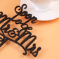 LOVENJOY Gift Boxed Soon To Be Mr and Mrs Cake Topper Engagement Black, Frosted Acrylic