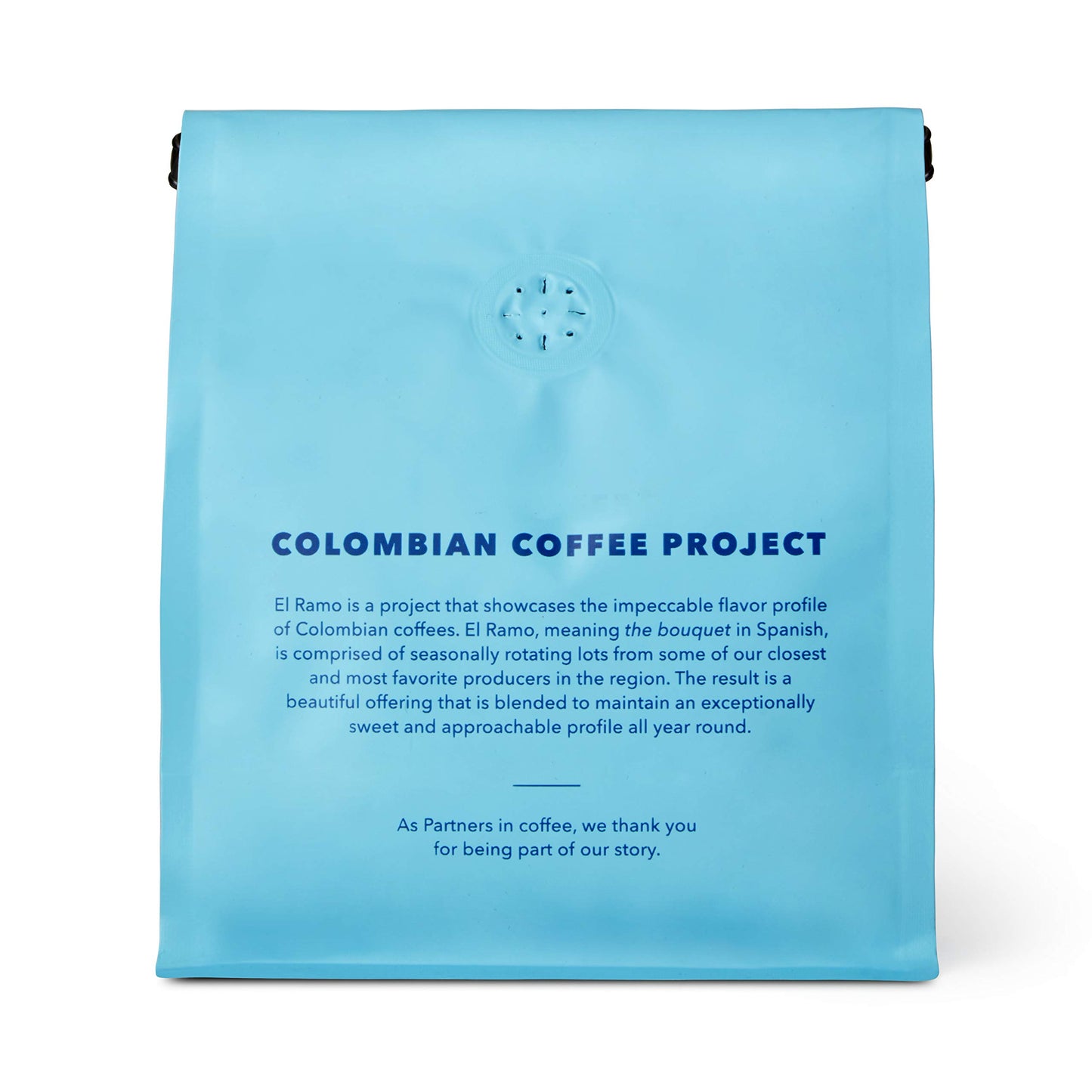 Partners Coffee, Colombia - El Ramo, Whole Bean Coffee, 12 Ounce - Medium-Light