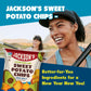 Jacksons Sweet Potato Jalapeno Chips, Gluten Free & Vegan, 5 oz (Pack of 7)