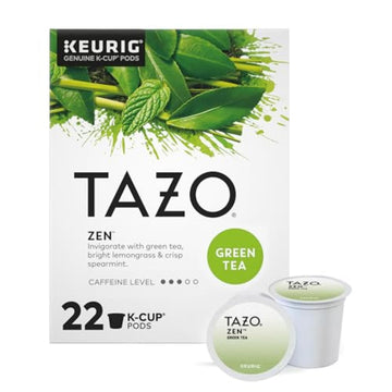 Tazo K-Cups, Bold Traditional Breakfast-Style Black Tea For Health And Wellness, 22 Pods
