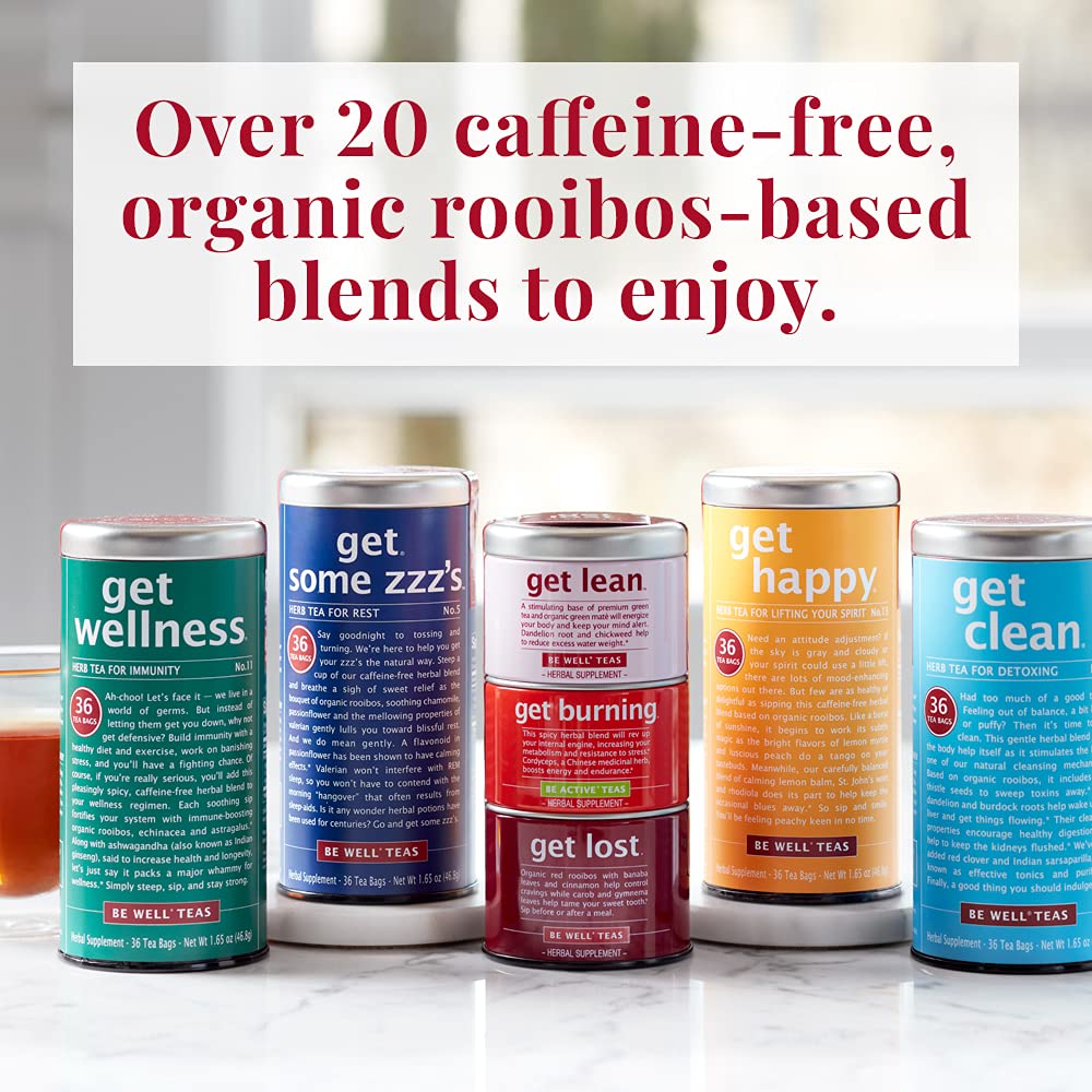 The Republic of Tea Get Happy Lifting Your Spirits Tea, No Caffeine, 36 Count, Model 742676408451