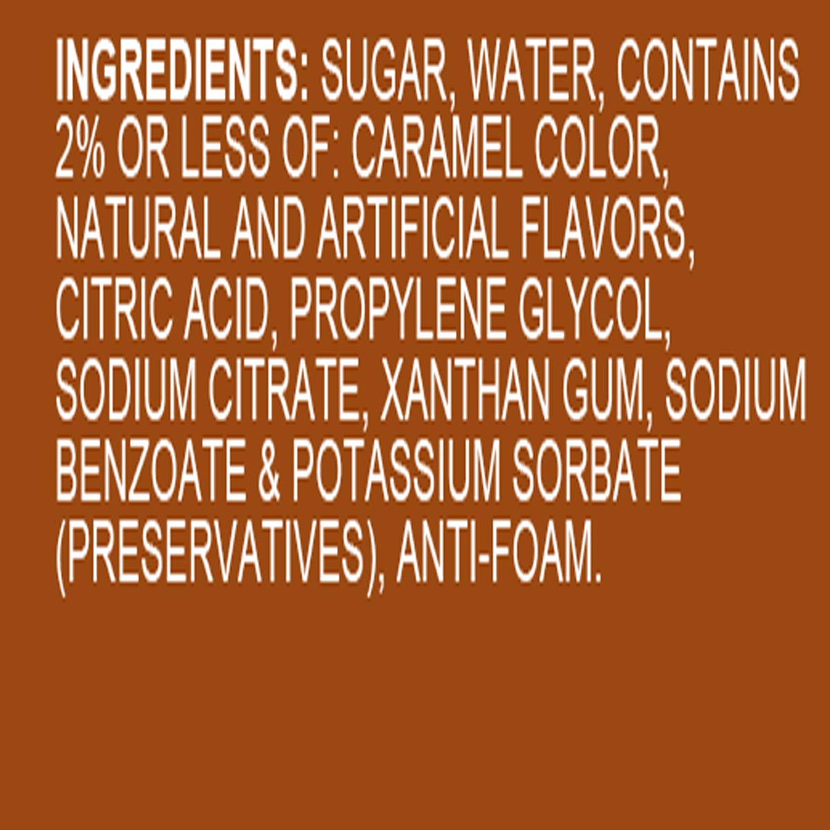 Hypothermias Root malt-inspired Syrup - 128 Fl Oz - 100% Pure Cane Sugar - Hawaiian Snow Cone Flavor - Brown