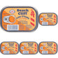 Beach Cliff Wild Caught Herring Fish Steaks in Louisiana Hot Sauce, 3.75 oz Can - 15g Protein per Serving (Pack of 5)