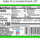 Teddie All Natural Smooth Peanut Butter, Gluten Free & Vegan, Plastic Jar (16 Ounce (Pack Of 1))