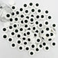 GEORLD Halloween Big Candy Edible Eyeballs Cake Toppers 3.4oz - Big Eyeball Decorations for Cupcakes, Cookies, and Party Supplies