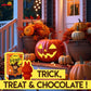 Labudabu Halloween Chocolate Pumpkin Candy – Belgian Chocolate Gourmet Bar 40G With Pumpkin Purée Filling – Trick Or Treat Party Favor & Gift Box For Kids And Mature-Themeds,Thanksgiving, Christmas