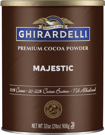 Ghirardelli Majestic Premium Cocoa Powder, 32 oz