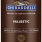 Ghirardelli Cocoa Powder, Premium, 32 Ounce Can, Pack of 2, Includes Stamped Barista Spoon, 3 Piece Set