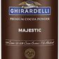 Ghirardelli Majestic Premium Cocoa Powder, 32 Ounce Can With Ghirardelli Stamped Barista Spoon