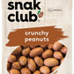 Snak Club Crunchy Peanuts, 7.5 Ounce (Pack of 6)
