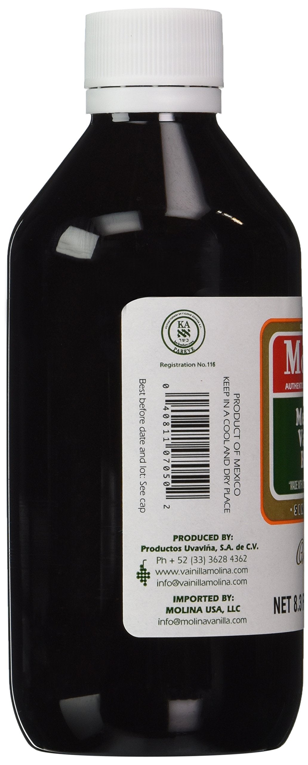 Molina Vanilla-Mexican Vanilla 250ml (2 Bottles)
