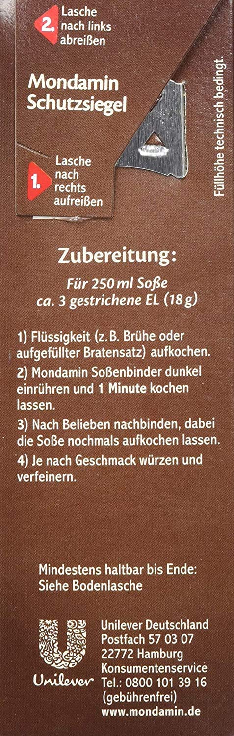 Mondamin Fix Soenbinder dunkel (German Import)