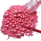 Se Si&Moos Deep Pink Edible Pearls For Cake Decorating Deep Pink Sugar Pearls Deep Pink Pearl Sprinkles For Cake Decorating Deep