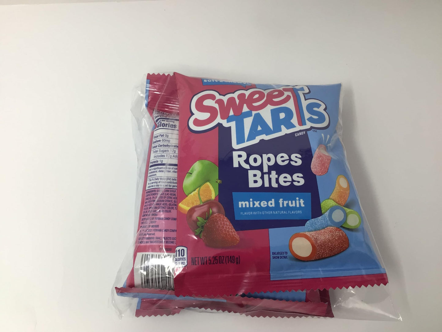 Sweetarts Mini Chewy Candy, Mixed Fruit 6Oz, 2-Pack