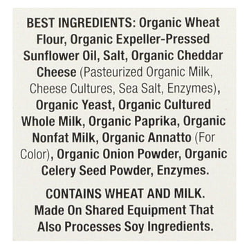 ANNIES HOMEGROWN, Organic Bunnies Crackers, Cheddar, Pack of 6, Size 11.25 OZ - No Artificial Ingredients 95%+ Organic6