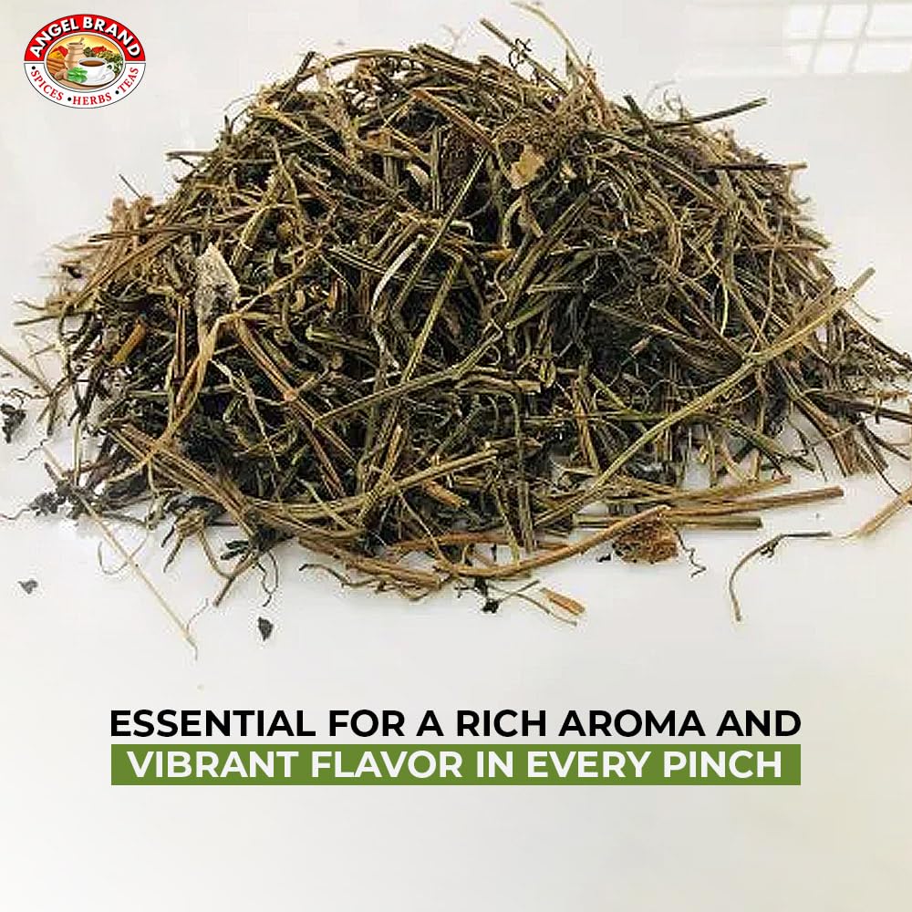 Angel Brand Dried Cerasse Leaves 0.25 0Z Pouch Pack Of 3 - Organic Melon Bitter Leaf Spice Derived From Melon Plant - Provides Health Benefits - Offers Slightly Bitter & Robust Flavor