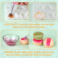Muloen Edible Glitter 100% Edible Luster Dust, 4g per Bottle, Gold Pink Blue, Cake and Drink Decorating Supplies