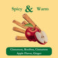 Tadin Cinnamon Apple Herbal Tea, Caffeine Free, 24 Count (Pack of 6), Decaf Tea Bags for Hot Tea