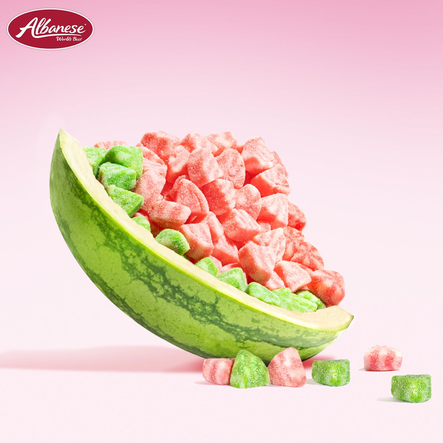 Albanese World'S Best Gummi Watermelon Slices 4.5 Lb Bag Of Candy