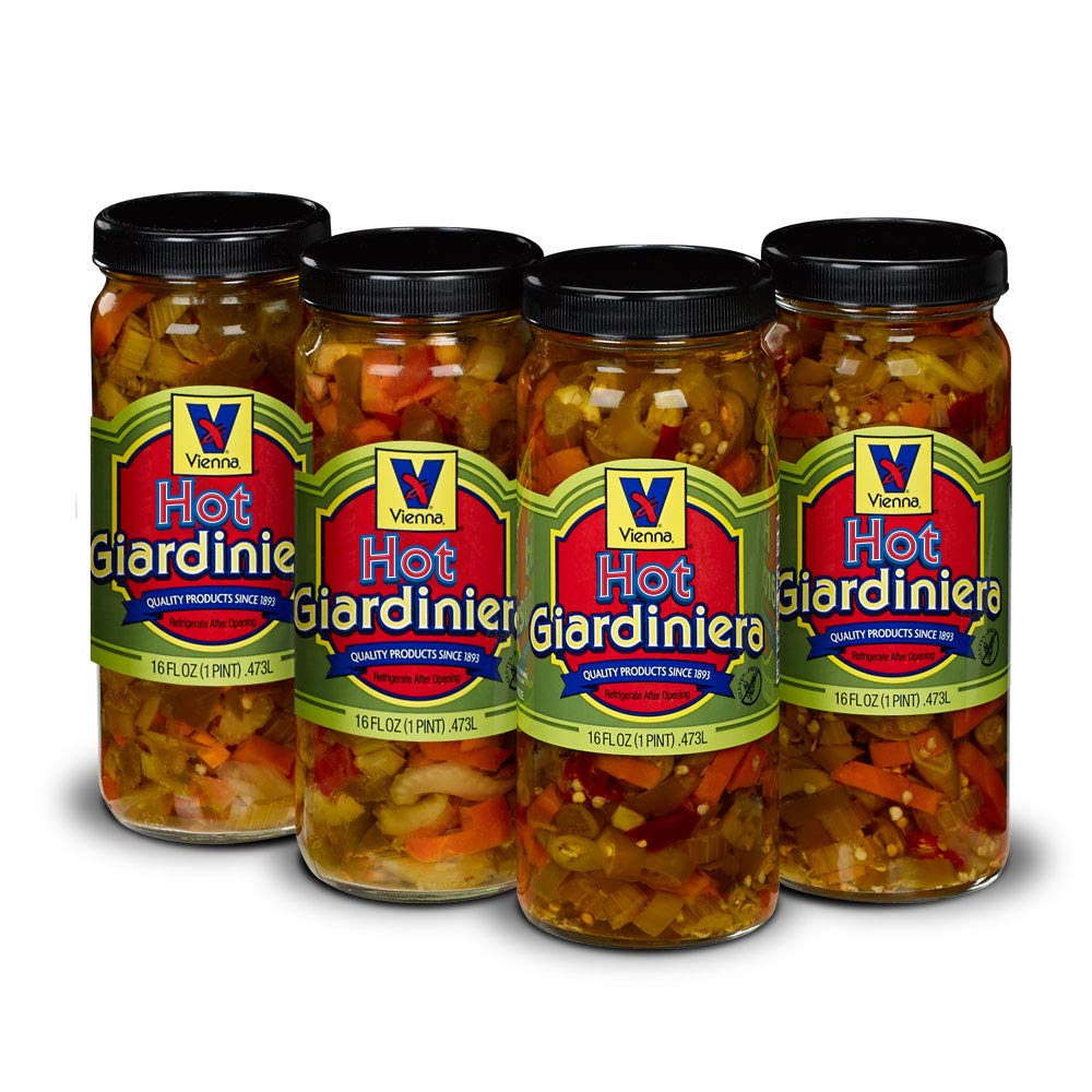 Vienna Hot Giardiniera 4-Pack (4-16 Oz. Jars)