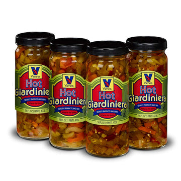 Vienna Hot Giardiniera 4-Pack (4-16 Oz. Jars)
