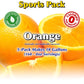 Gramzero Orange Sugar Free Drink Mix Sports Pack, Great For Nutrition Club Loaded Teas, Zero Calorie, Stevia Sweetened