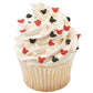 DecoPac Mickey Mouse Quins, Red/Black/White, 3 Pounds, Red, Black, White