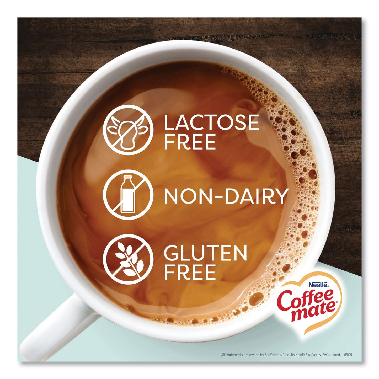 Nestle Coffee mate Vanilla Flavored Oat Milk Creamer Singles, 50 Ct Box, 18.75 Fl Oz - Plant Based Coffee Creamer with Scoop