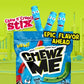 Chewzme Chew N' Crunch Stix -Tangy Chewy Candy Straws Coated W/Crunchy Pieces - Individually Wrapped,Assorted Flavors, 10.6 Ounc