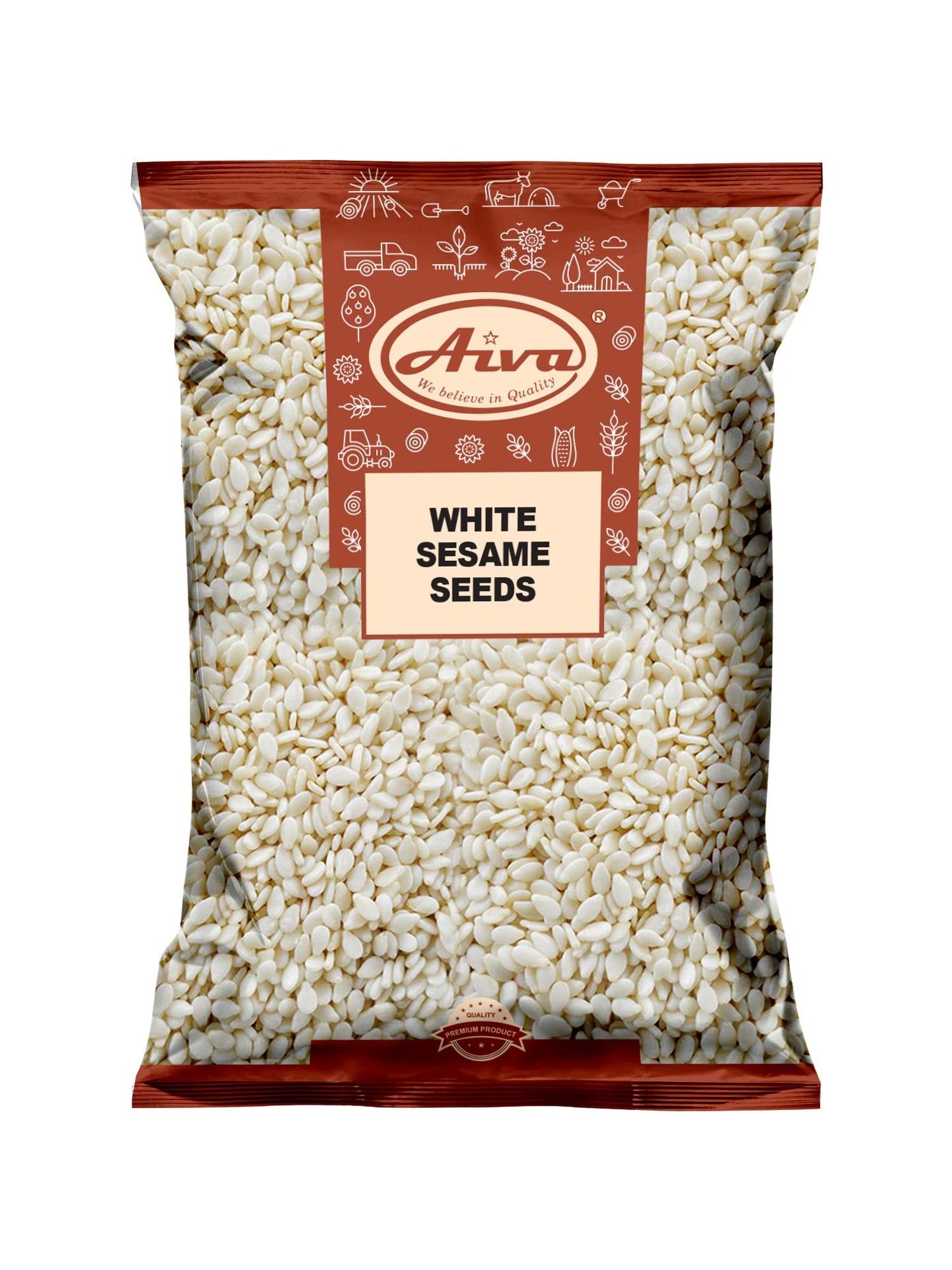 AIVA - SESAME SEEDS HULLED - 5 LB