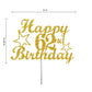 62 Birthday Cake Topper Gold Glitter, Party Decoration Ideas, Premium Quality, Sturdy Doubled Sided Glitter, Acrylic Stick. Made