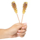 Candy Envy - Amber Caf   Sugar Sticks Mini Rock Candy - 18 Individually Wrapped Amber Treats - Original Sugar Flavored Coffee St
