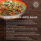 Pride Of India - Indian Whole Brown Crimson Masur Lentils - Protein & Fiber Rich Masoor Whole, 1.5 Pound Jar