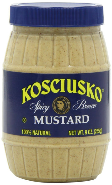 Kosciusko Spicy Brown Mustard, 9 Oz
