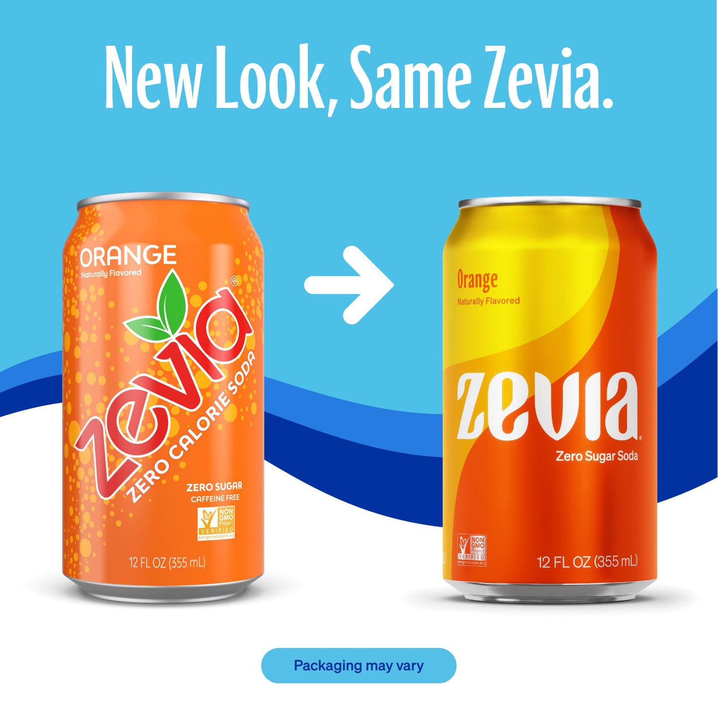 Zevia Zero Calorie Soda, Orange, 12 Ounce Cans (Pack of 6)