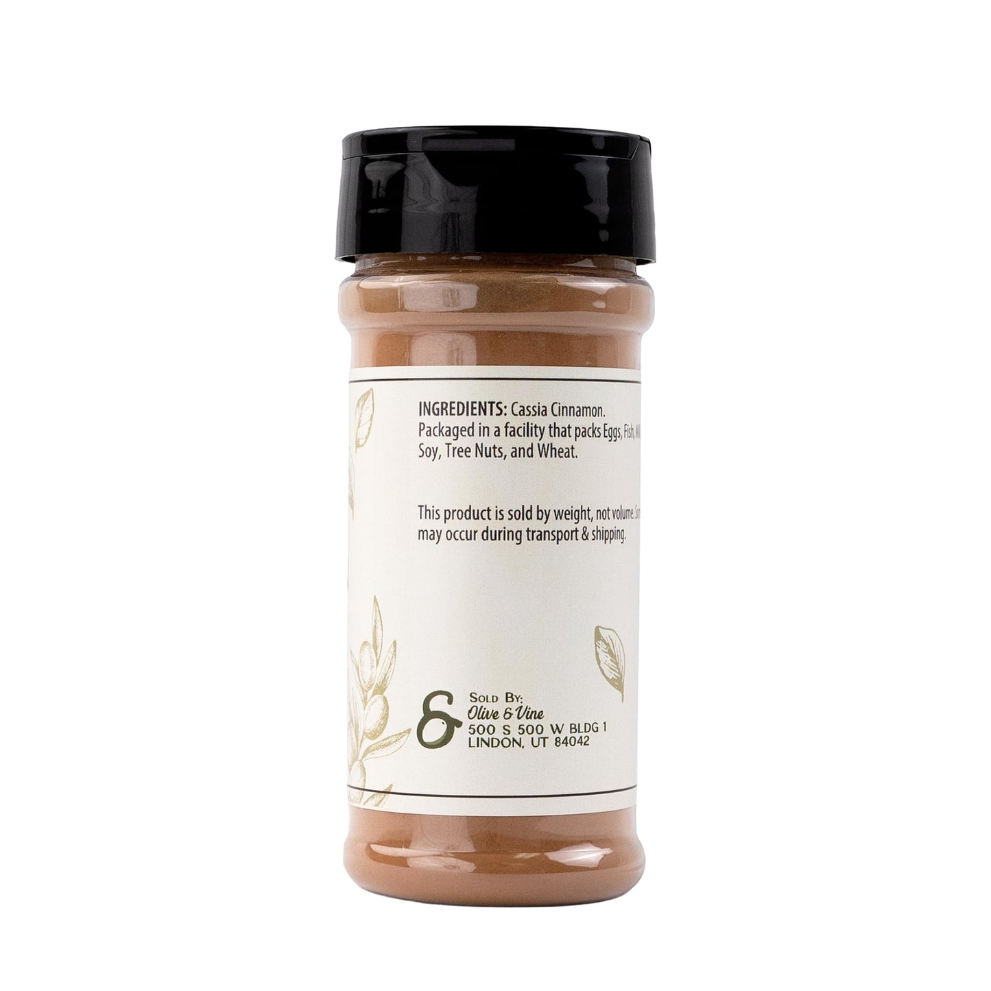 Olive & Vine Cassia Cinnamon, Warm & Spicy, For Baking & Desserts, Rich Tradition, Authentic Taste, For Global Recipes (4 Ounce)