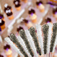 Extra Large Rock Candy Sticks: 36 Black Cherry Lollipop - Individually Wrapped Black Crystal Rock Candy Sticks - Espeez Candy Fo