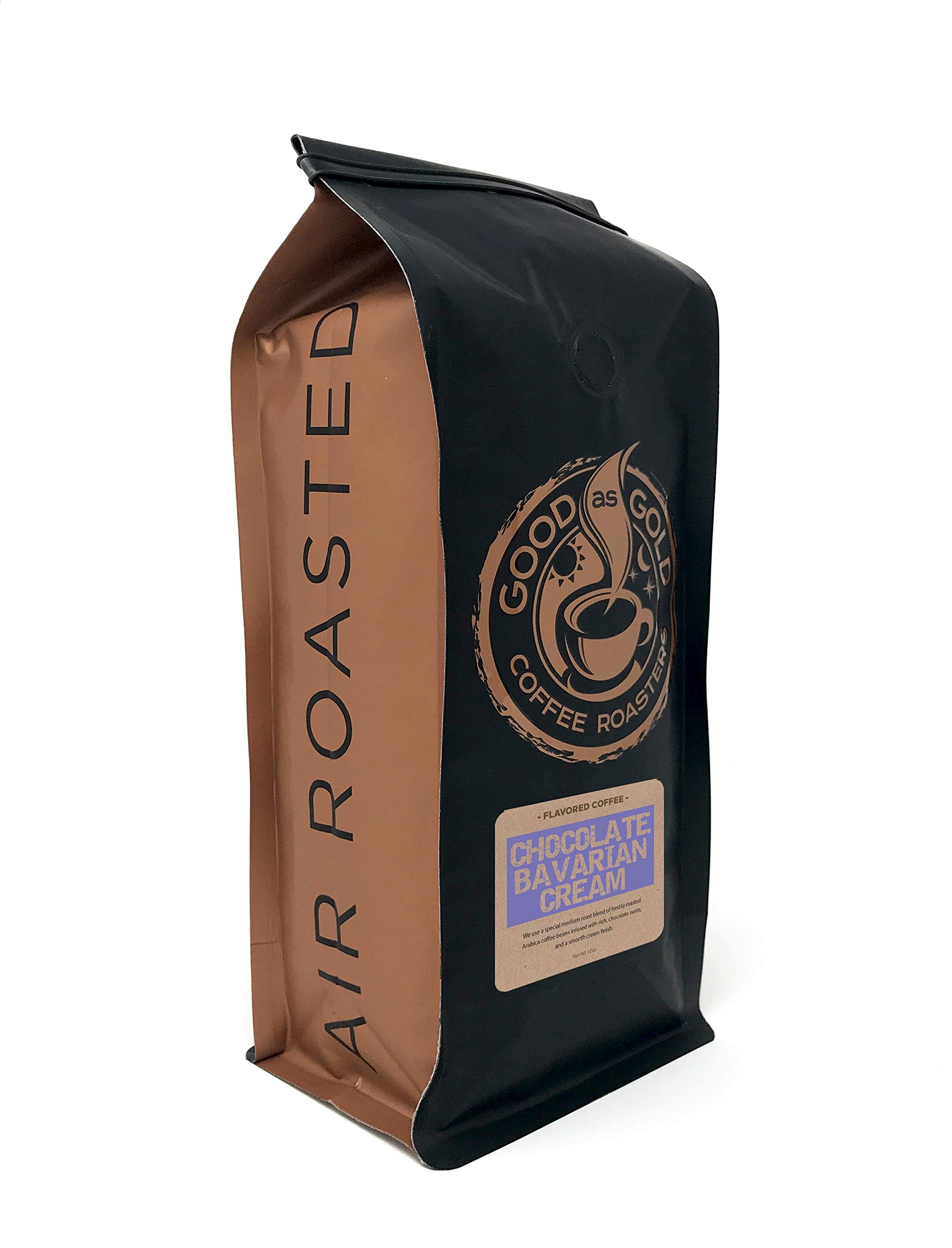 Good As Gold European-Stylen Cream Coffee Beans  Flavored Coffee  12 Oz