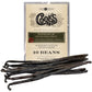 COOKS Organic Madagascar Vanilla Beans - Grade A Pods for Extract & Baking, 10 Count