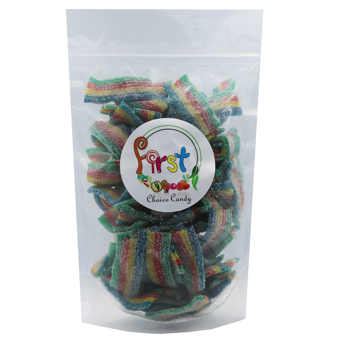 Variety Color Sour Gummy Belts (Mini Rainbow Bites, 2 LB)