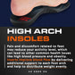 (220+Lbs) Plantar Fasciitis Strong Arch Support Insoles Inserts Men Women - Flat Feet - High Arch Insoles - Boot Work Shoe Insol